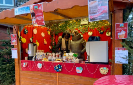 Stand marché de noël